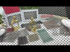 20 metrelik Alüminyum Alaşım Metal Bobin Perde 10,7 mm Kalınlığı Anodizasyon Oksidasyonu