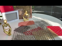 ISO9000 kare delik ağı Altın Crimped Metal Kabine Ağı Yangına Karşı
