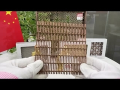 6.5ft Alüminyum alaşım dekoratif dokuma tel ağı %26 Açılış alanı