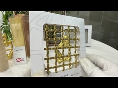 3×6m SGS Lock Crimp Wire Mesh Square Paslanmaz Çelik Dikiş Metal Mesh