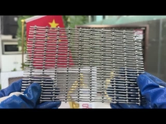 Alüminyum 3.3mm Dekoratif Dikiş Kablo Ağı Anodizasyon