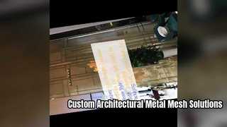Modern Bina Cepheleri için Özel Mimari Metal Mesh