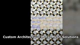 Modern Cephe Tasarımı için Özel Mimari Metal Mesh