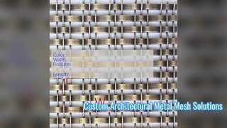 Modern Bina Cepheleri için Özel Mimari Metal Mesh