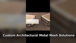Modern Cephe Tasarımı için Özel Mimari Metal Mesh