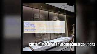 Modern Bina Tasarımı için Özel Mimari Metal Mesh