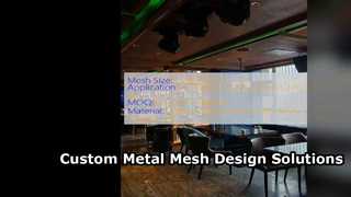 Modern Cepheler için Özel Mimari Metal Mesh