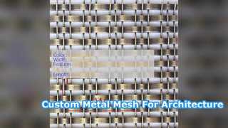 Modern Bina Tasarımları için Özel Mimari Metal Mesh