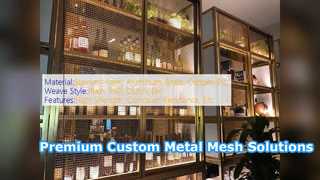 Cepheler ve İç Mekanlar için Özel Mimari Metal Mesh