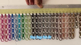 Alüminyum Zincirli Sineklik Böcek Koruması