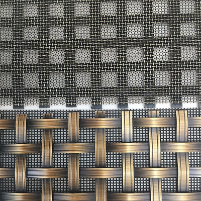 2-6mm Mesh Boyutu kare delik şeklinde dekoratif metal ızgaralar
