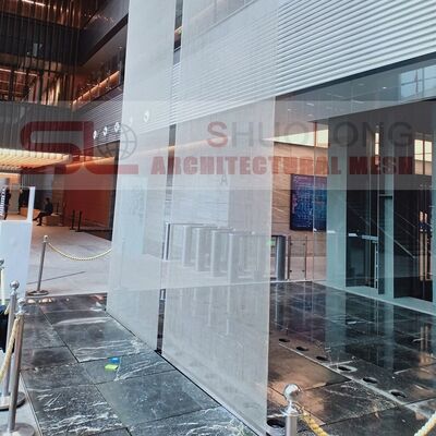 Cepheler ve İç Mekanlar İçin Özelleştirilebilir Açıklık Boyutu Korozyona Dayanıklı El Yapımı Paslanmaz Çelik Mimari Tel Örgü Panel