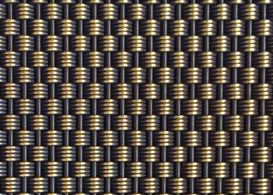 Asansör için Ss 304 Mimari Metal Hasır Antik Pirinç Dekoratif