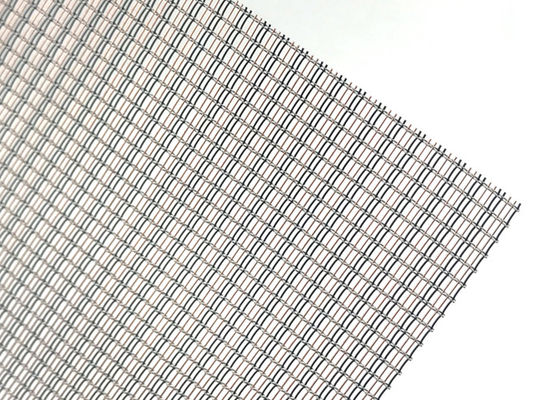 Metal Mesh Ara Katmanlı Düz ​​Dokuma ile Lüks Dekoratif Mavi Renkli Cam