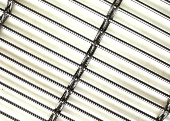 Ss 316 %67 Açılım Kullanan Esnek Kablo Mimari Metal Hasır Cephe