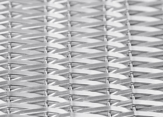 Asansör Kaplaması İçin Paslanmaz Çelik Sert Dokuma Hasır Paneller 4.8mm