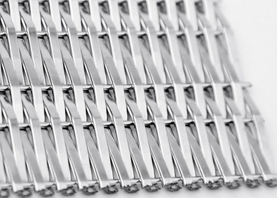 İç Cephe Kaplama Mimari Dokuma Metal Hasır 3.6mm ISO9000 Sertifikalı