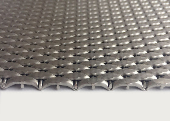 Metal Dekoratif Dokuma Hasır Paneller 31.5m Maksimum Genişlik Paslanmayan