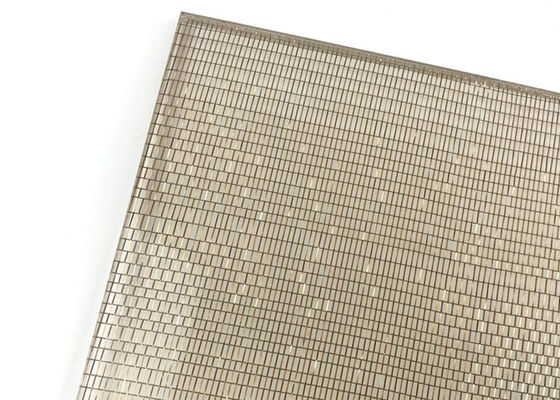 Sanat Camı İçin Bakır Cam Lamine Hasır Metal Kumaş