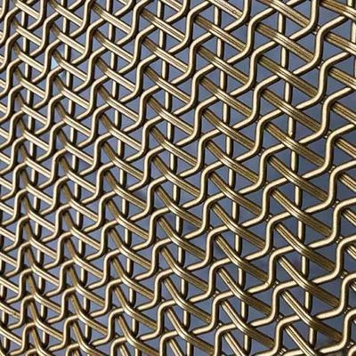 Galvanizli çelik dokuma metal paneller 0.5mm-6mm Fil çapı