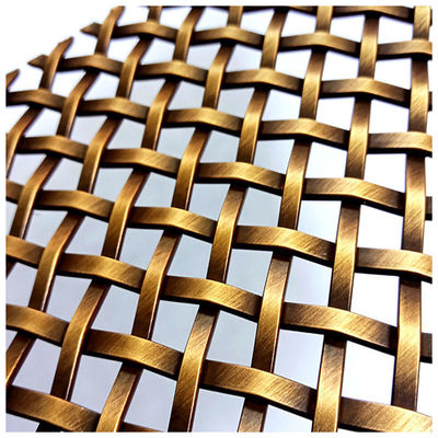 Anodizing Twill Weave Woven Mesh Paneller Yangına dayanıklılık