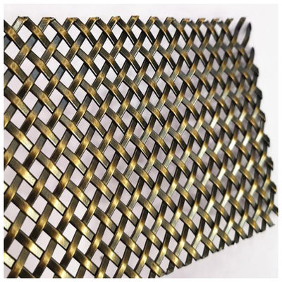 Anodizing Twill Weave Woven Mesh Paneller Yangına dayanıklılık
