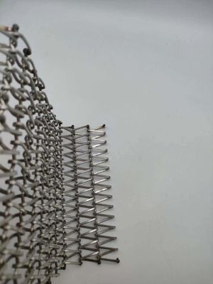 İç oda uygulamaları için paslanmaz çelik 304 spiral tel kumaş ağı