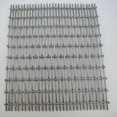 Paslanmaz çelik 400Mesh İçsel Kablo Ağı Divider Perde için Twill dokuma