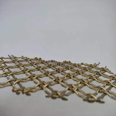 400 Mesh Pvd Altın Dekoratif Metal Mesh Ticari Uygulamalar İçin