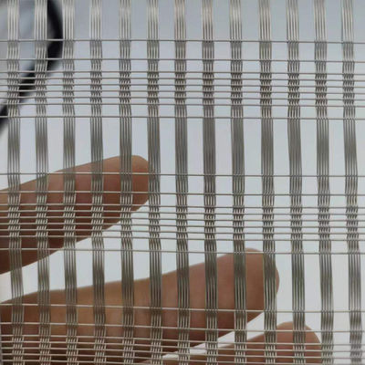 Özelleştirilebilir Laminated Glass Metal Mesh Yüksek Sıcaklığa Direniş