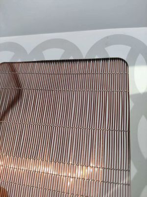 1-2m Genişliği Cam Laminasyonlu Tel Ağı Kırmızı Renk Dekoratif Anahtar