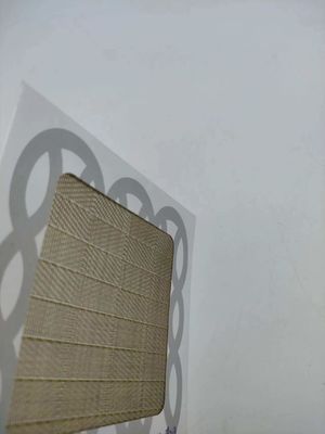 0.6mm Kalınlığı Laminated Glass Metal Mesh Sanayi için Dekoratif