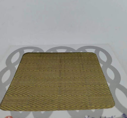 0.6mm Kalınlığı Laminated Glass Metal Mesh Sanayi için Dekoratif