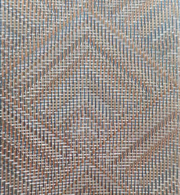 0Endüstriyel için.8mm Kalınlığında Laminated Mesh Cam Pvdf Kaplama