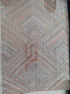 0Endüstriyel için.8mm Kalınlığında Laminated Mesh Cam Pvdf Kaplama