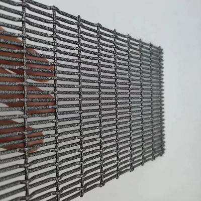 Yüksek Güçlü Mimarlık Metal Mesh Plain Weave Style Polishing