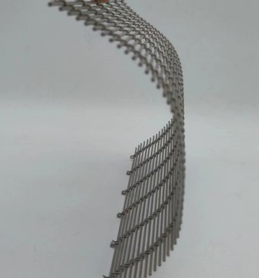 Kare Mimarlık Esnek Metal Ağı Oda Perdeleri için Özel Renkli Boyamak