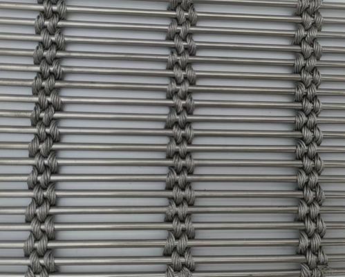 Oda Bölücü Çözümü Esnek Metal Ağı Kumaş Duvar Kaplama için PVD