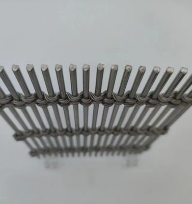 Oda Bölücü Çözümü Esnek Metal Ağı Kumaş Duvar Kaplama için PVD