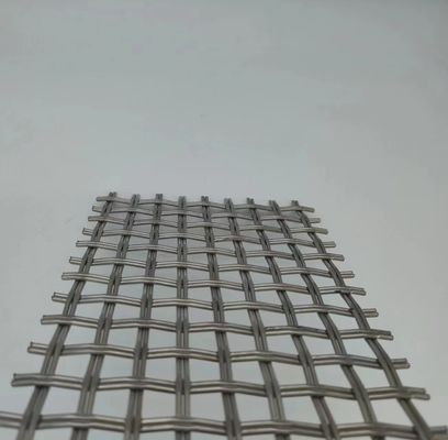 Gümüş 1.2mm Mimarlık Dokuma Tel Ağı Üstün Güvenlik Çit Çözümü