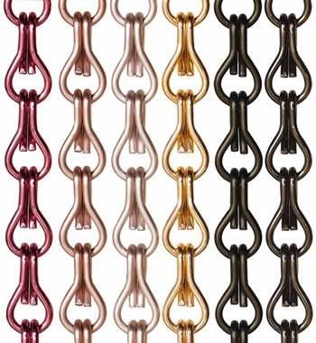 Dekoratif Metal 2.0mm Zincir Bağlantı Uçan Ekrani Özel Tavan Olarak