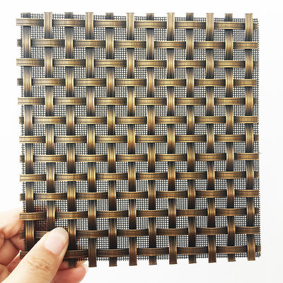 2-6mm Mesh Boyutu kare delik şeklinde dekoratif metal ızgaralar