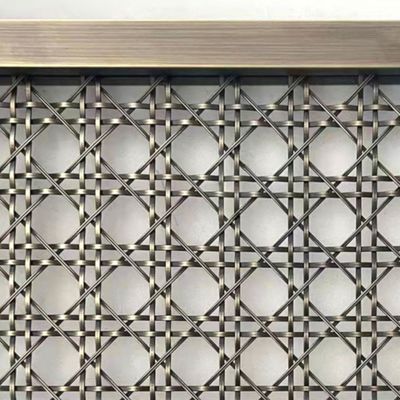 İç tasarım dekoratif tel örgü ızgaraları yükseltin 1 mm-5 mm çaplı örgü ile mükemmel seçim
