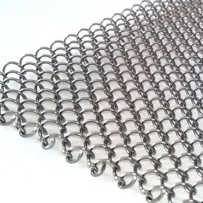 5 mm Tel Diametri Spiral Mesh Kemeri ISO9001 Sertifikası Uzunluğu 1m-36m Genişliği 6m