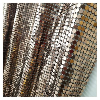 2-7 mm'lik özelleştirilebilir tel çapı ile dayanıklı metal seken kumaşı