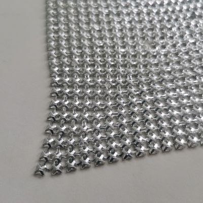 Dekoratif Kaplama Metal Alüminyum Sequins Yağa dayanıklı Metal Mesh Giysi