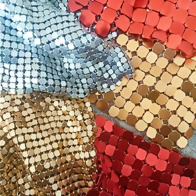 2-7 mm'lik özelleştirilebilir tel çapı ile dayanıklı metal seken kumaşı