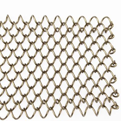 Metal Rol Yamakları % 80 Açılış Alanı 1.0mm Tel Diametri İç Bölme Perdeler