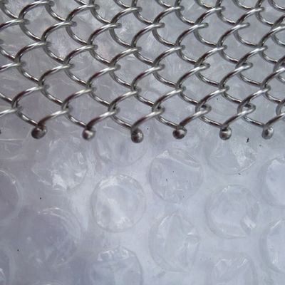 İç bölme dekoratif metal rulo panjur 70mm Mesh 5mm Aperture Spray Paint
