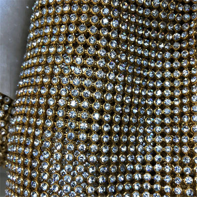 Ateş gerileyici ODM Esnek Metal Mesh İç ve Dış Metal Sequin Kumaş